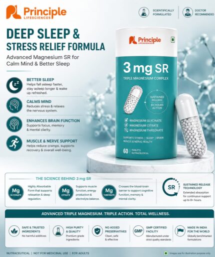 3 MG SR | Triple Magnesium for Stress, Sleep & Recovery